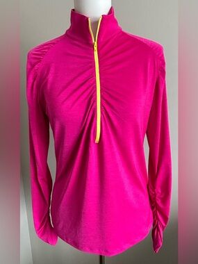 NWOT- Lija Sport Half-Zip Top.  Made in Canada.